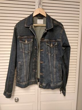 Old Navy Men's Dark Blue Denim Jacket